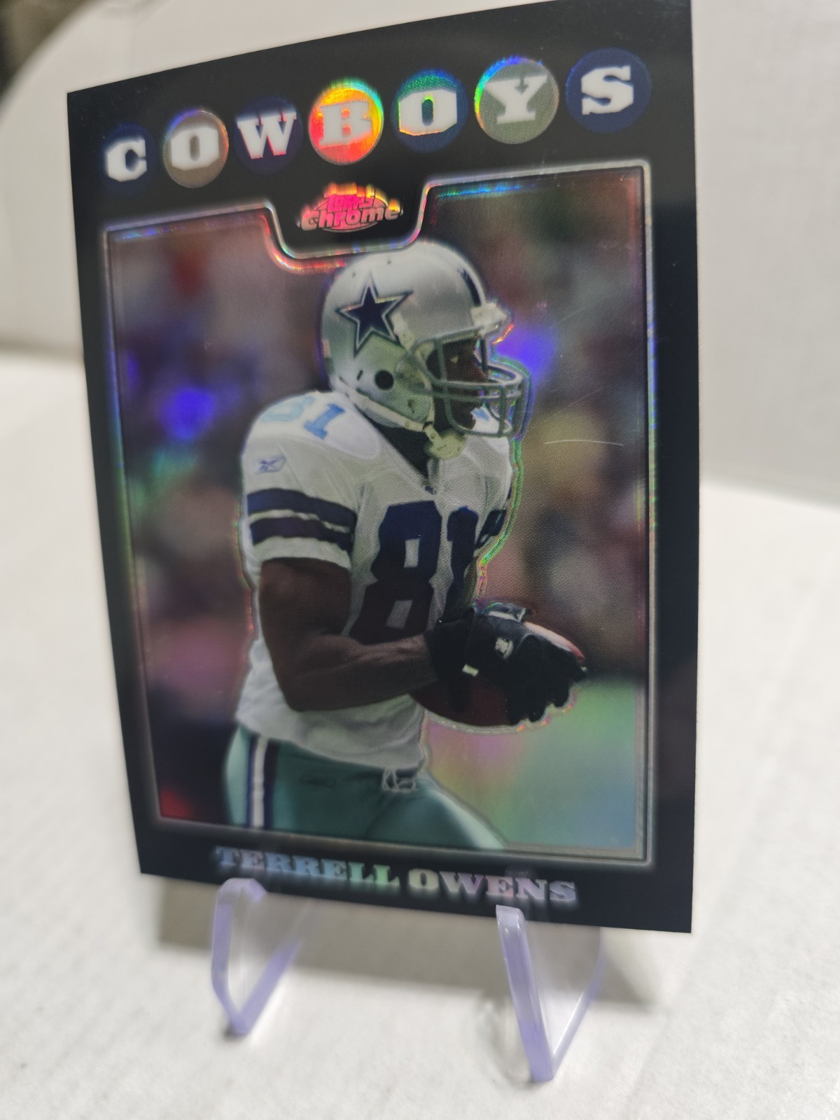 2008 Topps Chrome – Terrell Owens #TC76 Refractor..read Description