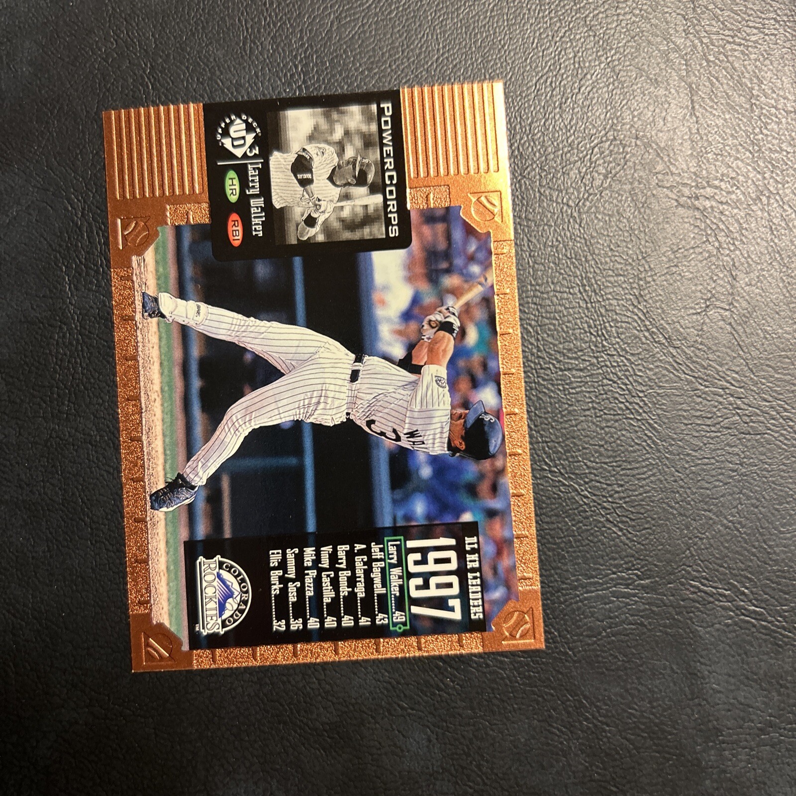 Cnu 1998 Upper Deck ￼Ud3 Power Corps Pc 42/132 Larry Walker Colorado Rockies