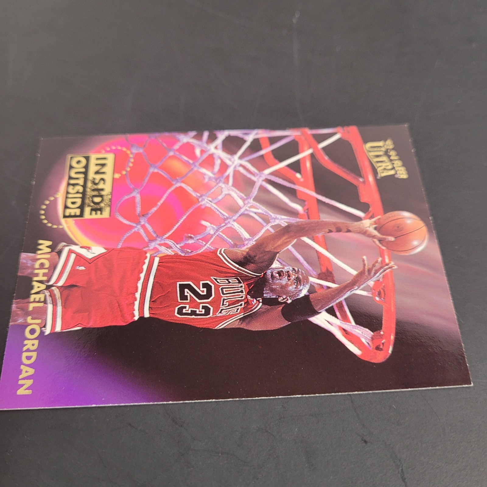 Michael Jordan 1993-94 Fleer Ultra Inside Outside Insert Bulls HoF #4 See Pics