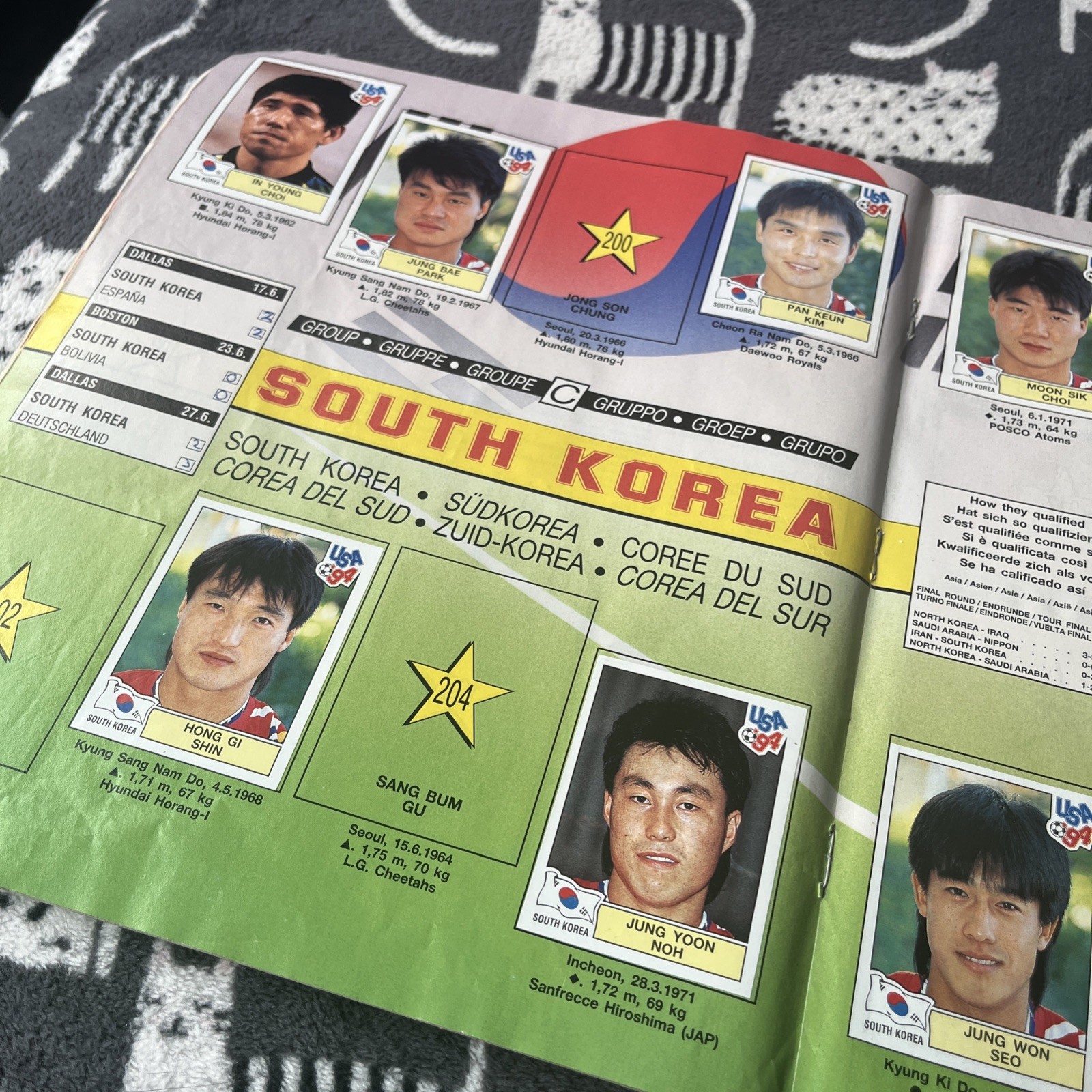 Panini USA World Cup 94 Football Album Incomplete – 275 Stickers – Free UK P&P