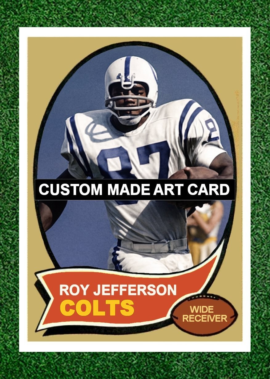 Roy Jefferson Baltimore Colts Art Card