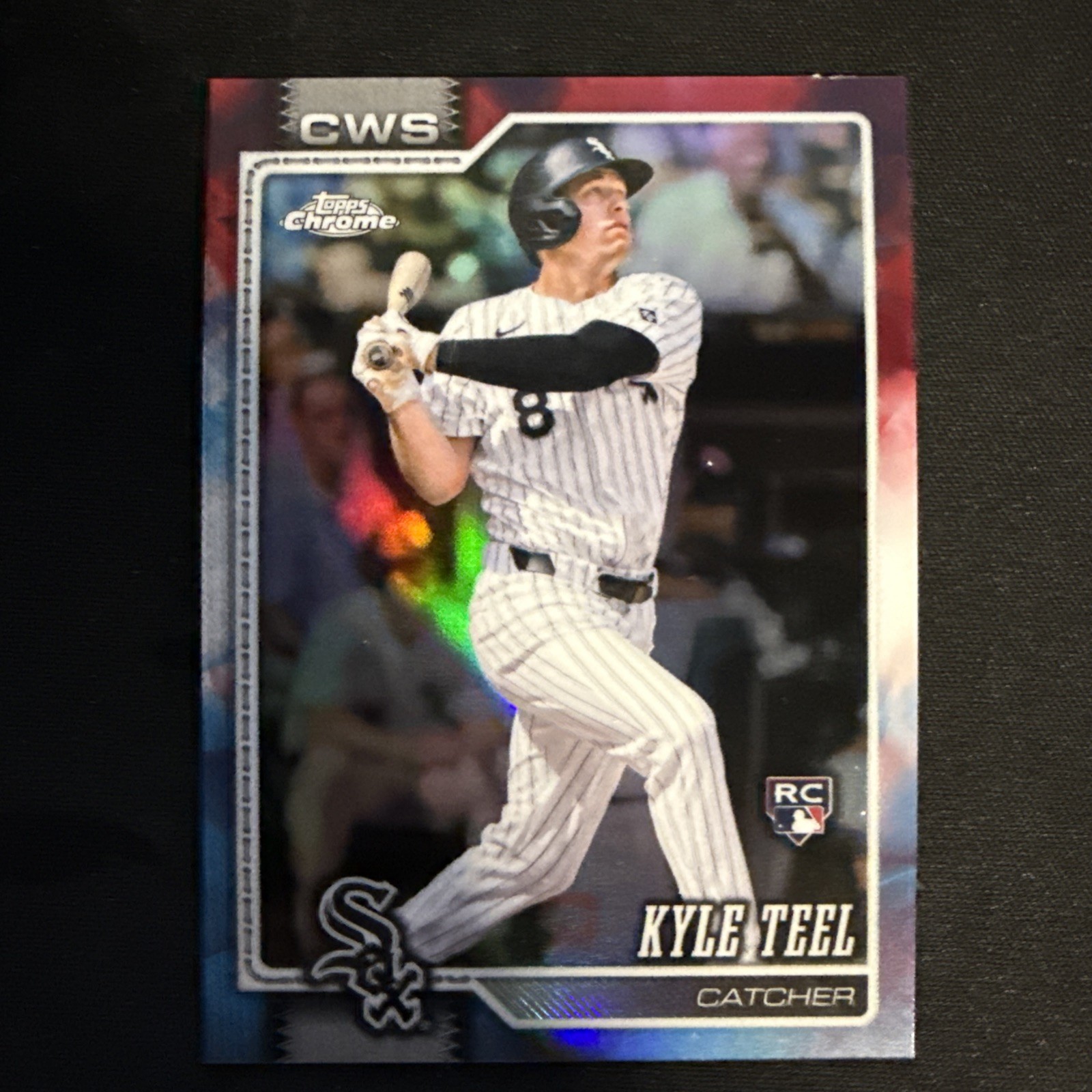 2026 Topps Chrome KYLE TEEL Red White And Blue Refractor ROOKIE
