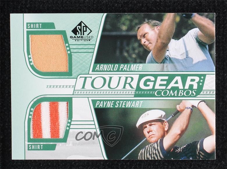 2021 SP Game Used Tour Gear Combos Arnold Palmer Payne Stewart #TG2-PS 5×5