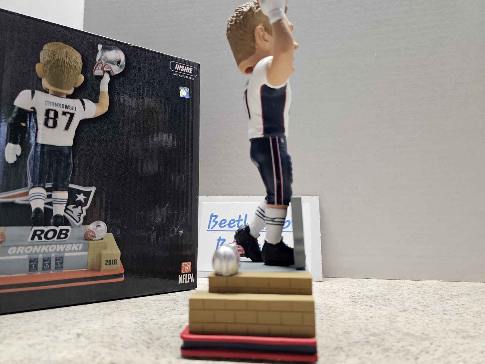 Rob Gronkowski New England Patriots NFL FOCO #’d 80/1087 Bobblehead NIB Farewell