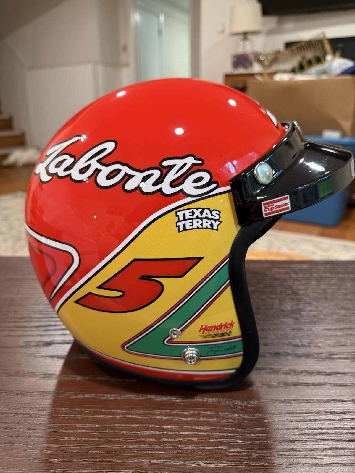 Terry Labonte “Kellogg’s” Full Size Replica Open Face NASCAR Helmet