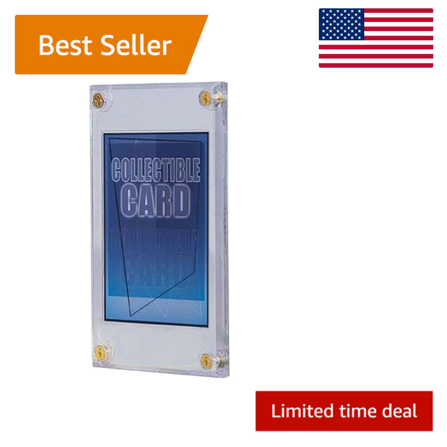 Ultra Clear 1/4″ Screwdown Trading Card Holder – Acid-Free for Preservation