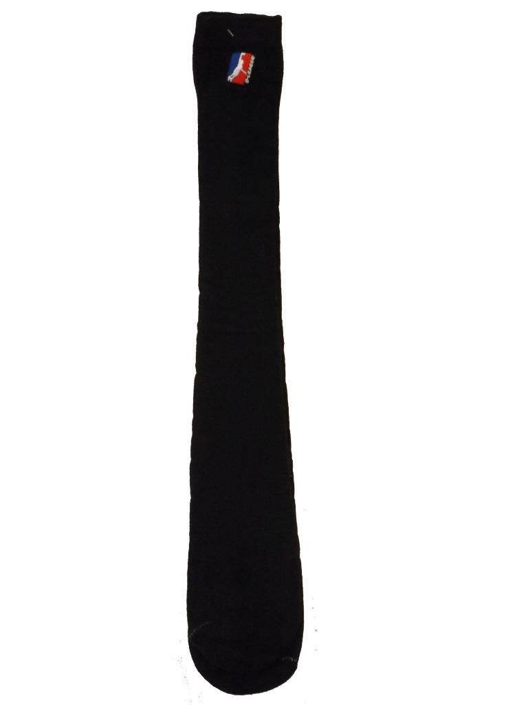 NEW Mens Adult Sizes 10/13 Black NBA D-League Logo Official 28″ Tube Socks