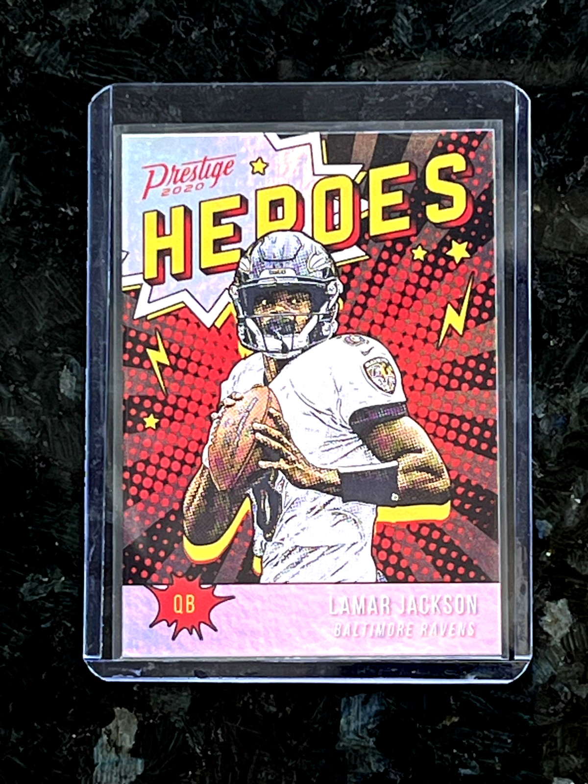 Lamar Jackson 2020 Panini Prestige HEROES Baltimore Ravens #HE-LJ