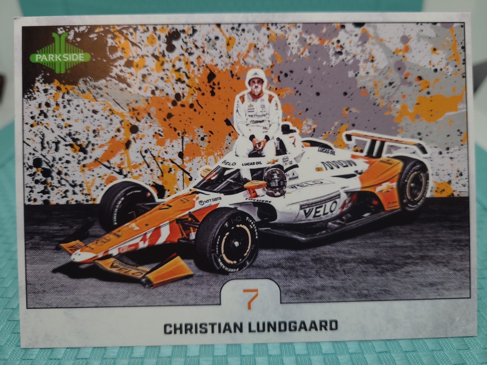 2026 Parkside Indycar Jumbo Oversized Box Topper/Bottomer Christian Lundgaard 5