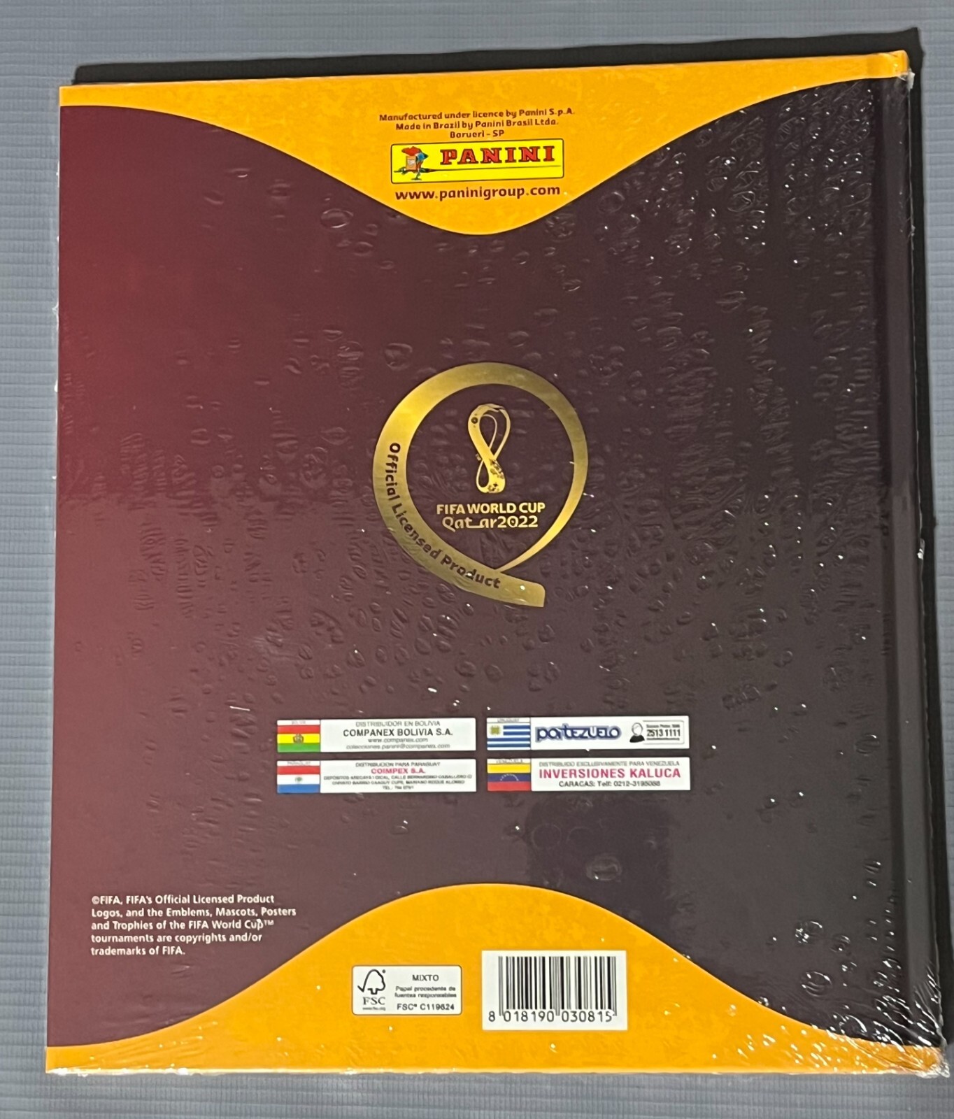 Panini Qatar FIFA World Cup 2022 HARDCOVER Album Orange Version – MINT & SEALED