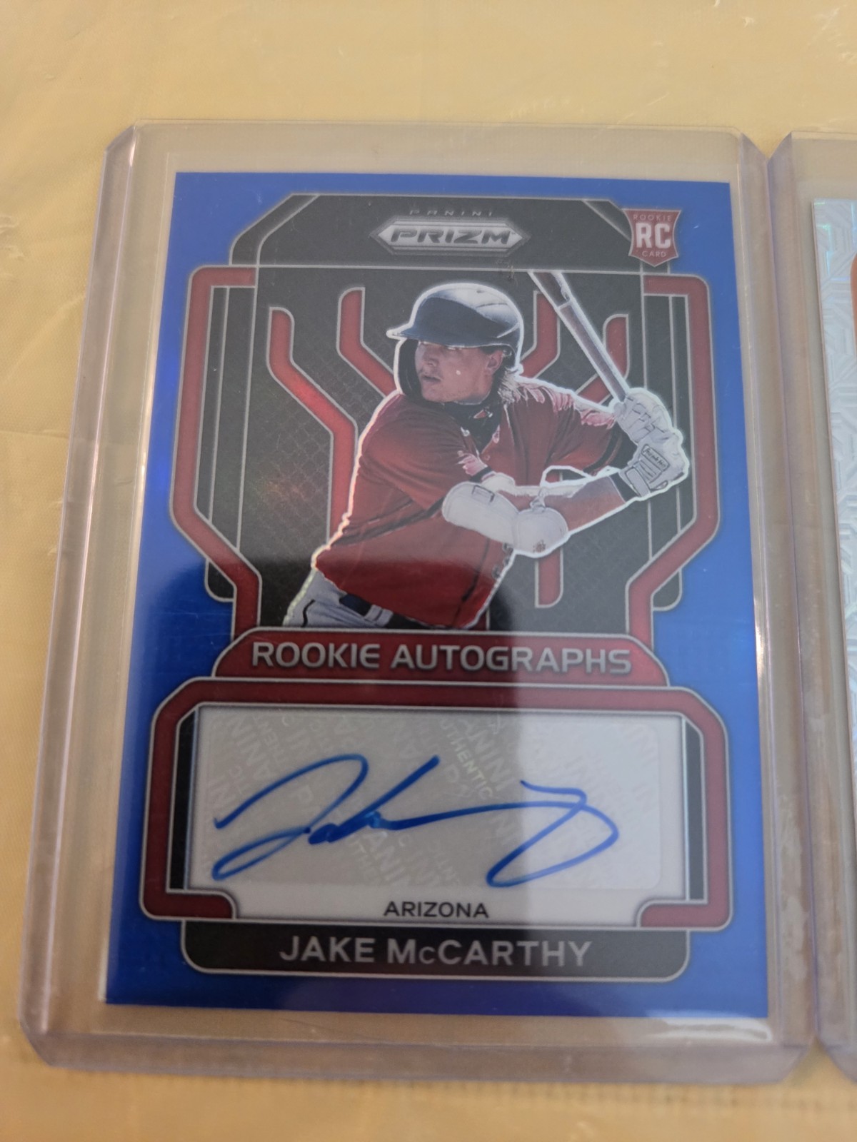 Lot of 3 Autograph MLB rookie Cards Includes McCarthy, Meckler &Meidroth.