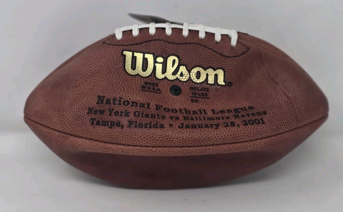 Super Bowl XXXV Official Wilson Game Football – Authentic NFL Collectible Read*