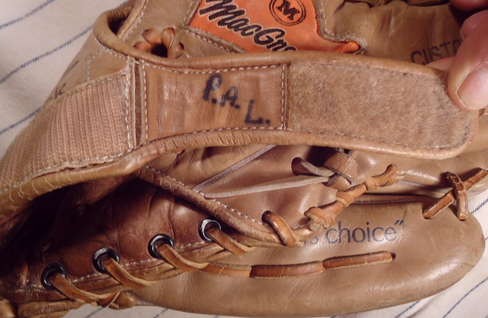 Topline 1980’s MacGregor PXCF Baseball glove RH 12″ outfield Premium ProHide