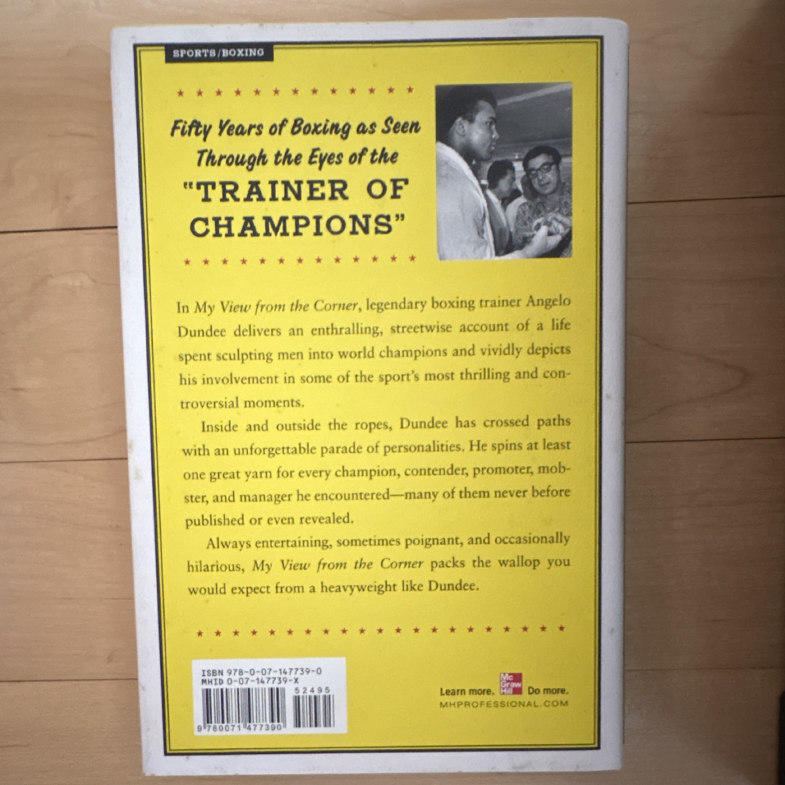 My View From The Corner: A Life In Boxing”. Autographed by both authors.