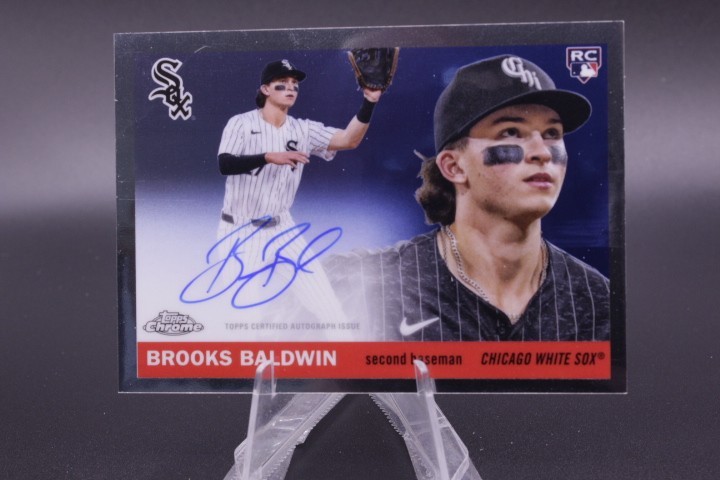 2025 Topps Chrome Platinum Brooks Baldwin RC Auto #CPA-BBA Chicago White Sox