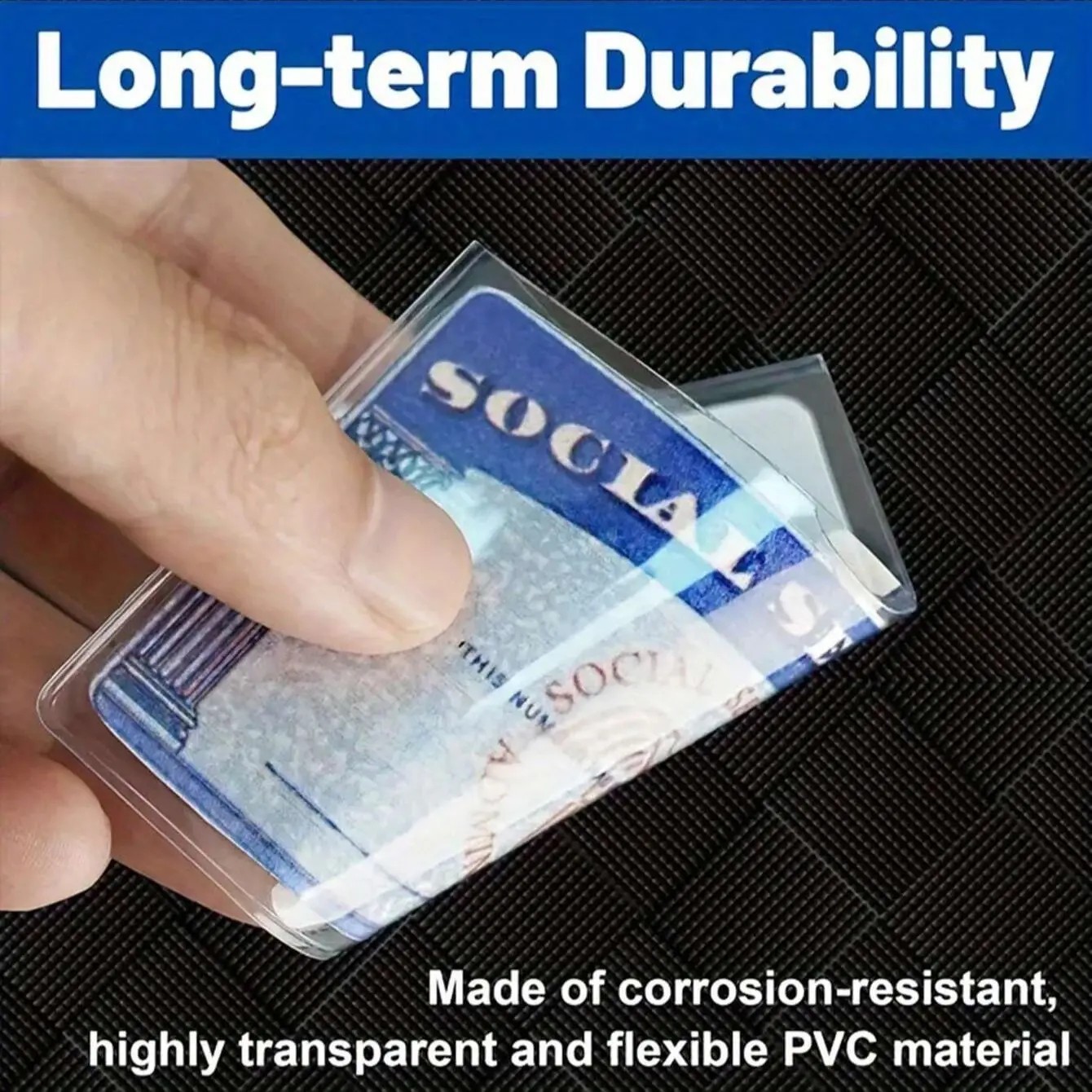 10 Pack Social Security Card Protector Medicare New Credit Card Holder,24 Mil So