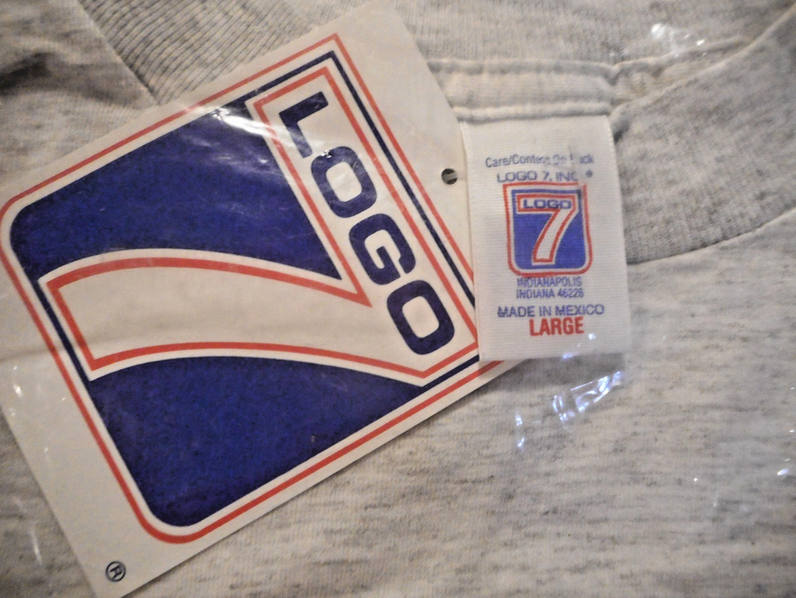 Vintage Logo 7 Dallas Cowboys Troys Team Signature T-Shirt Large NOS Sealed
