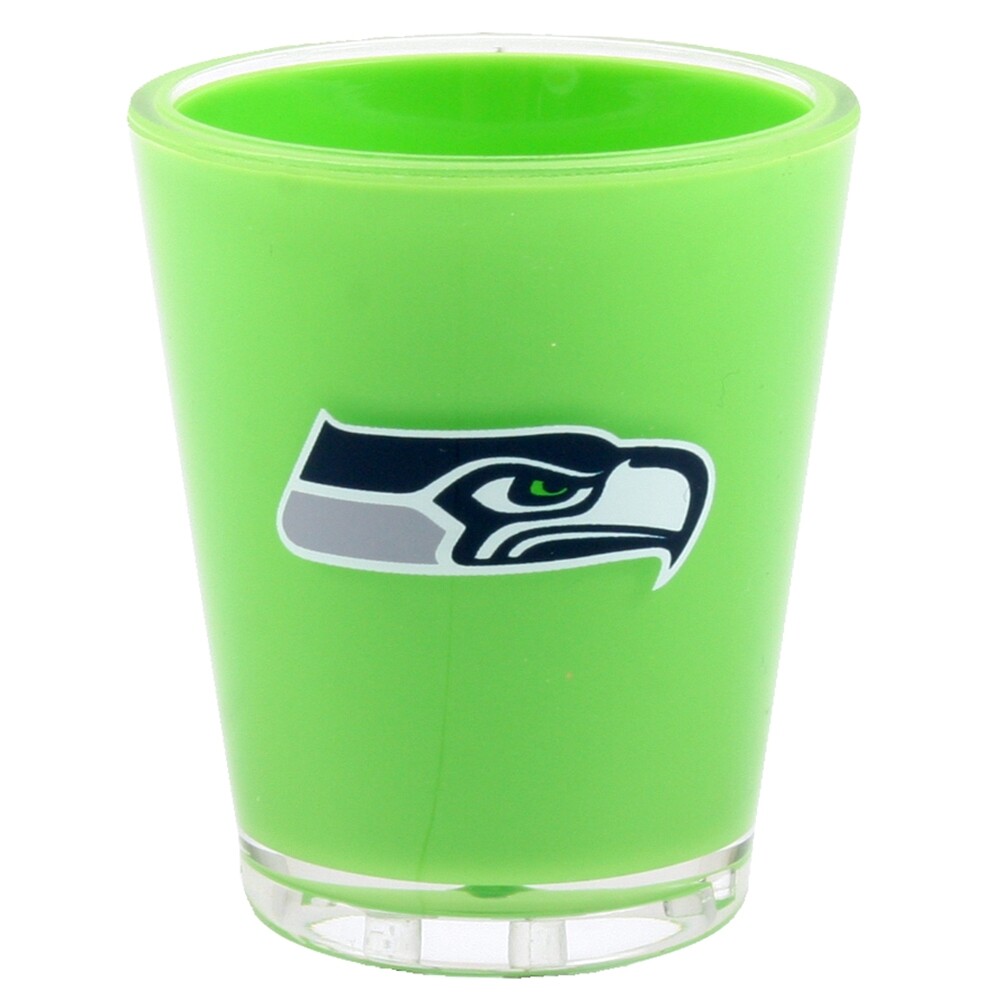 Seattle Seahawks Shot Glass – Neon Green