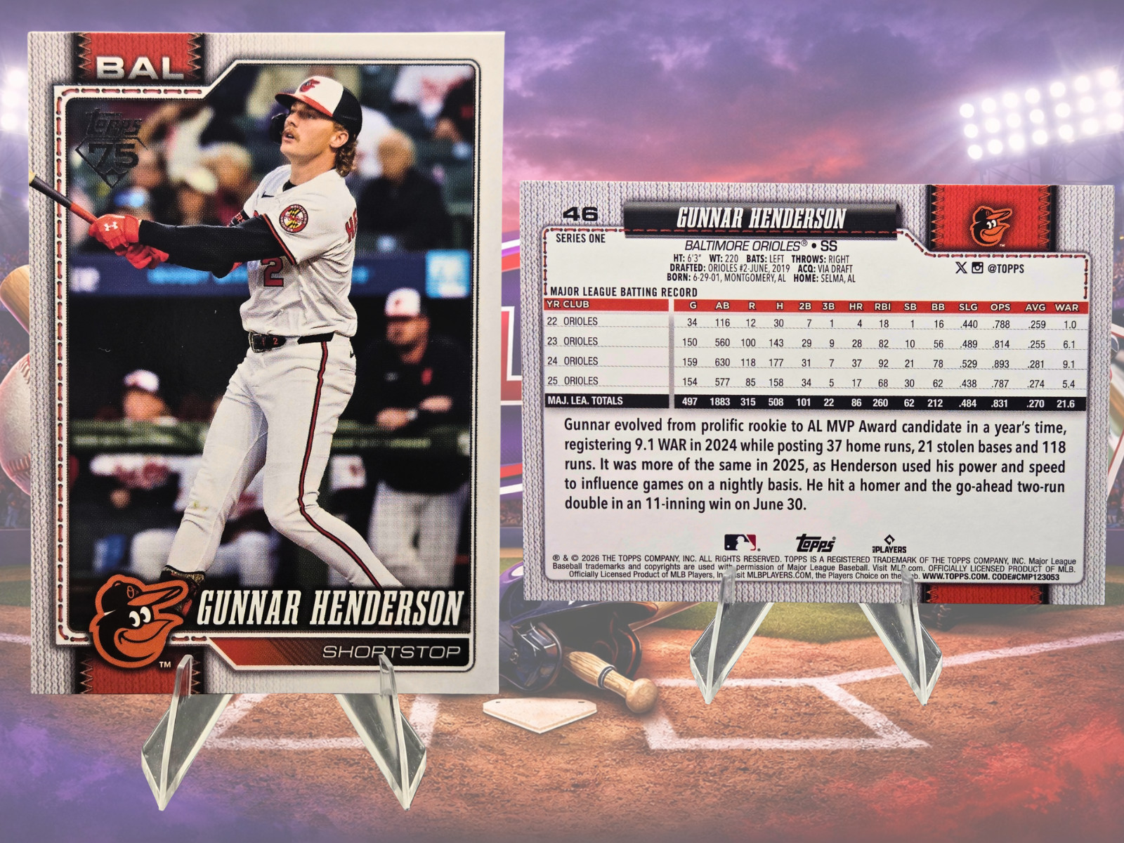 2026 Topps Series 1 MLB Pick Your Card #1-200 Base RC Future Stars League Leader