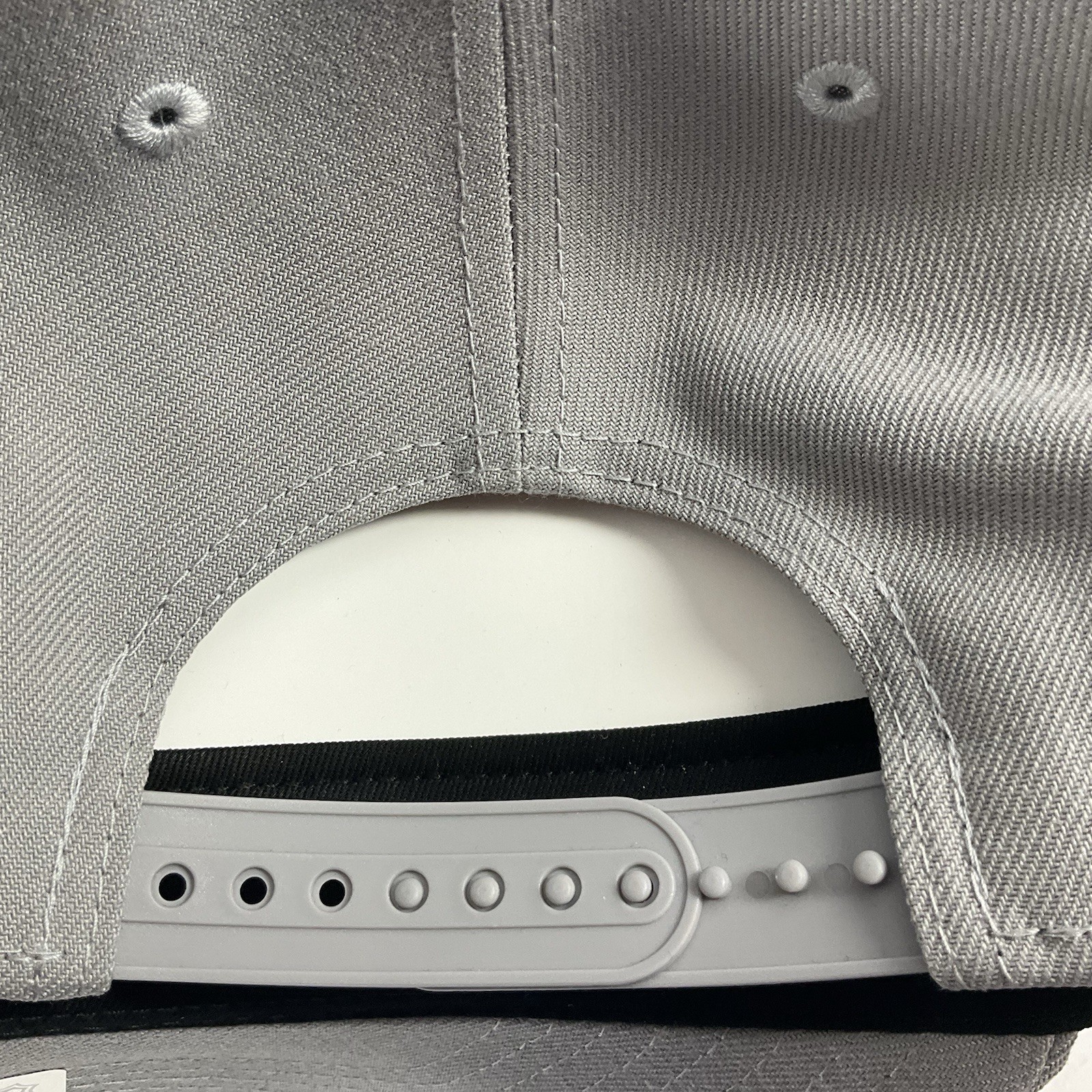 New Era Anaheim Ducks Exclusive Gray Silver Blk 9FORTY A-Frame Snapback Hat Cap