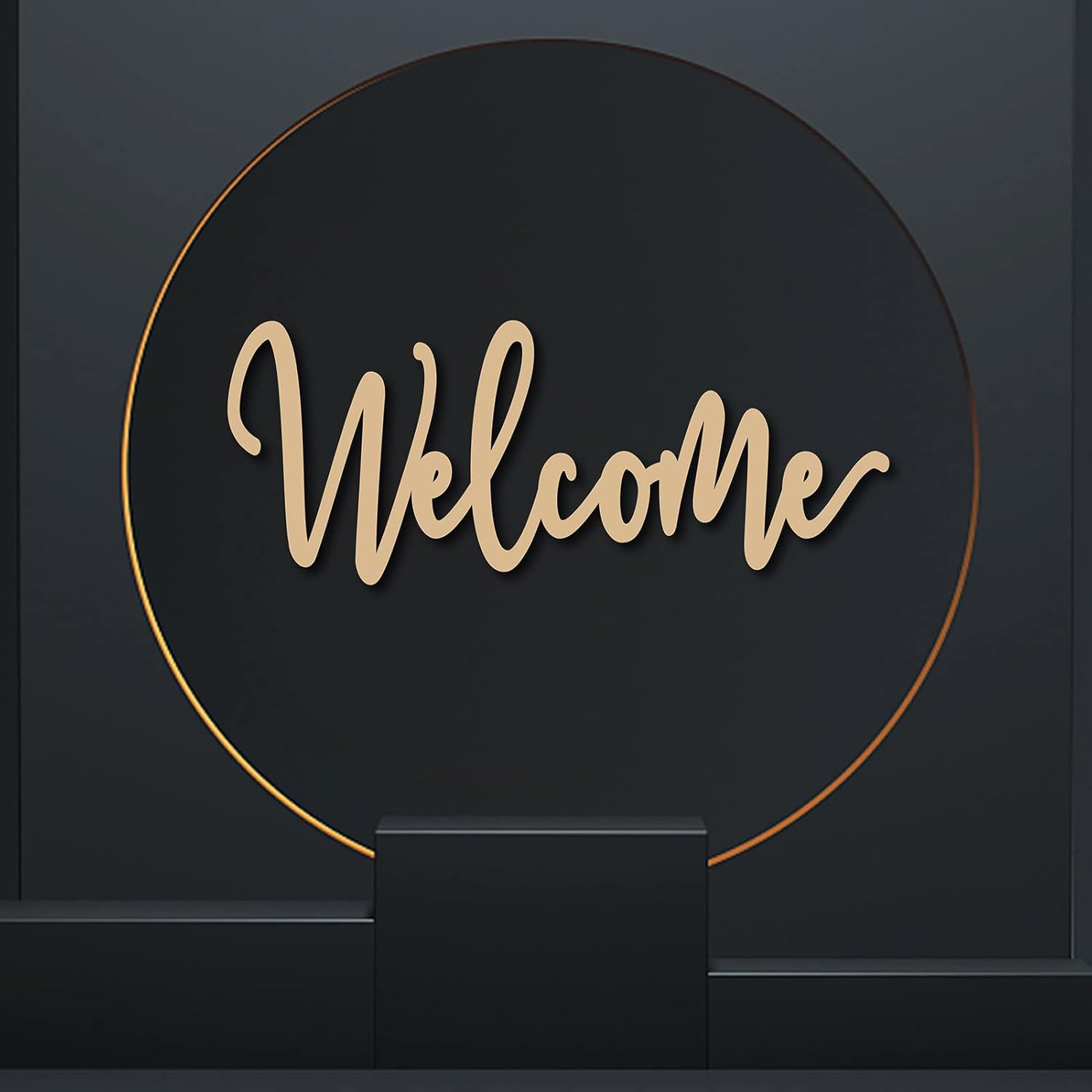 Welcome Sign Wall Art Decor Welcome Wood Cutout Hanging Welcome Sign Rustic Welc