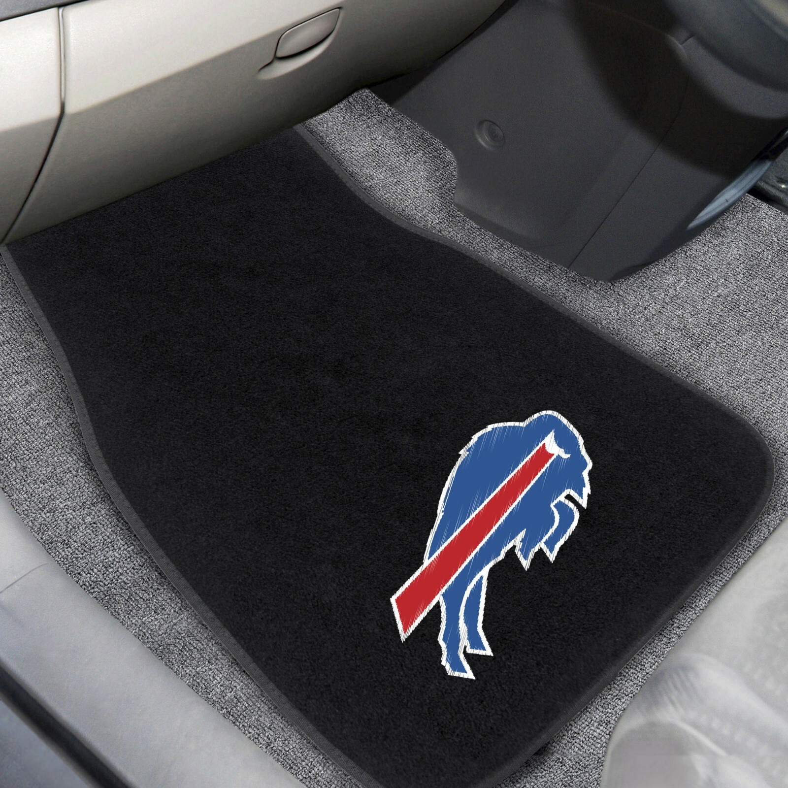 New 4pcs NFL Buffalo Bills Car Truck Front Rear Carpet Floor Mats Set