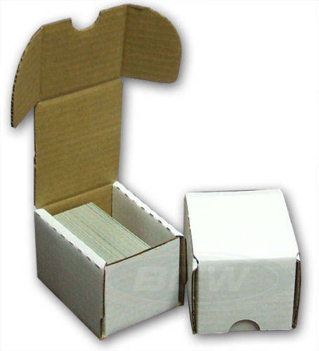 100 Count Cardboard Card Storage Box – Holds 125 Standard or 200 Gaming Cards
