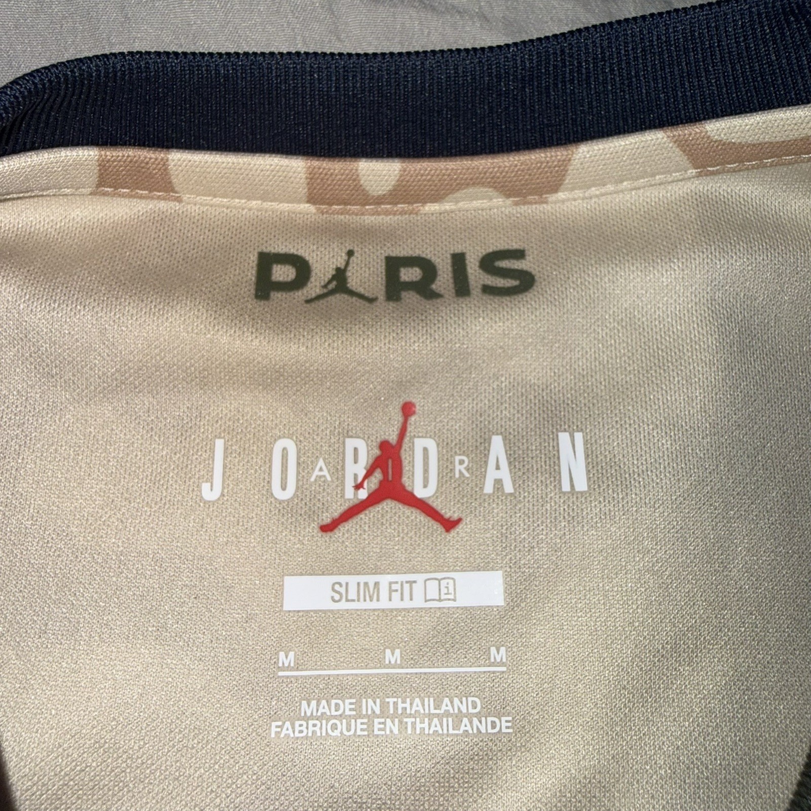 PSG 23/24 Nike Air Jordan Stadium 4th Jersey HEMP/Obsidian FD6504-201 Women’s M