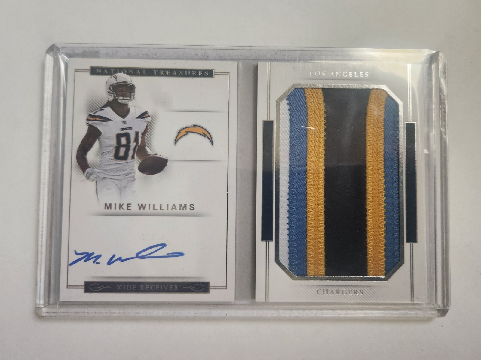 🔥🚨2017 Panini NT Rookie Signatures Book Mike Williams Chargers 99/99 4 Color
