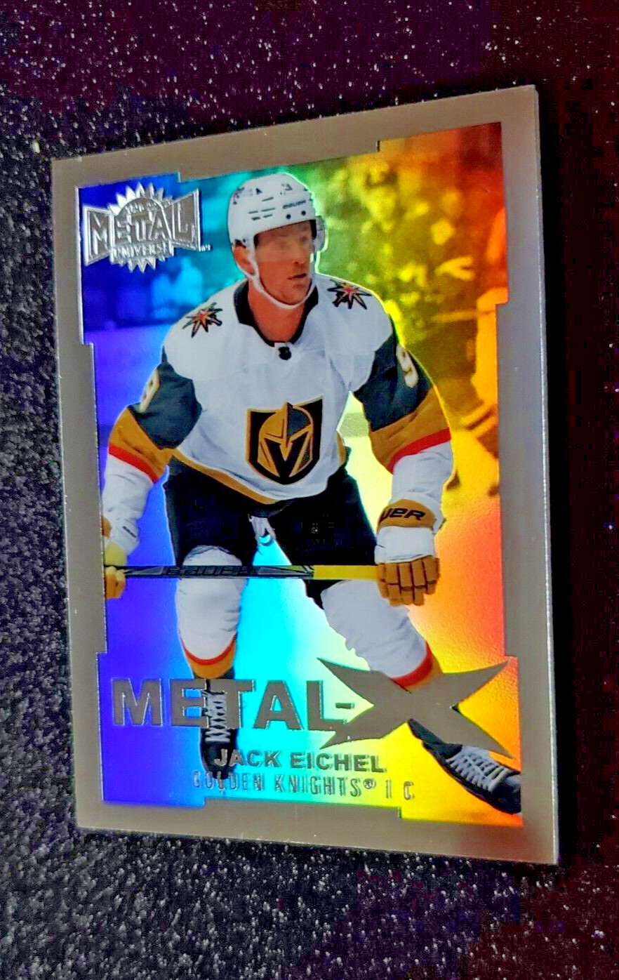 2021-22 Skybox NHL Metal Universe #MX31 Jack Eichel METAL X Holo SSP CASE HIT