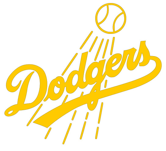 LA Dodgers Vinyl Decal Sticker – You choose color and size