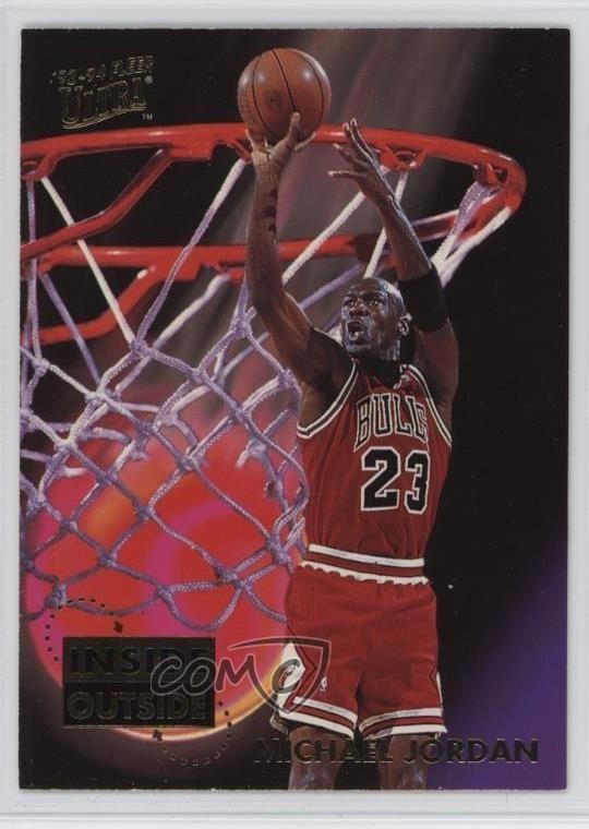 1993-94 Fleer Ultra Inside Outside Michael Jordan #4 HOF 0g65