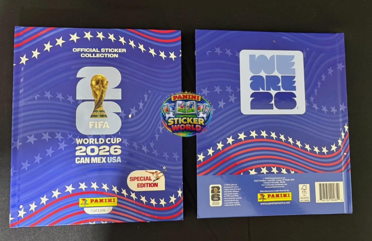 NEW Panini FIFA World Cup 2026 Hardcover Limited Edition sticker album