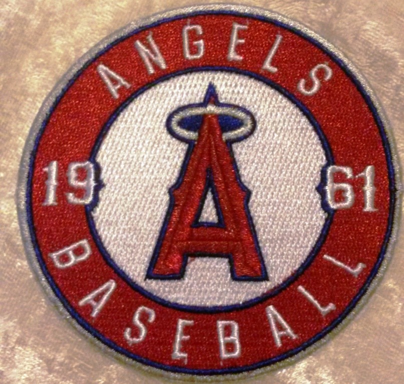 LA Anaheim Angels Baseball 3.5″ Iron On Embroidered Patch ~ Free Tracking!