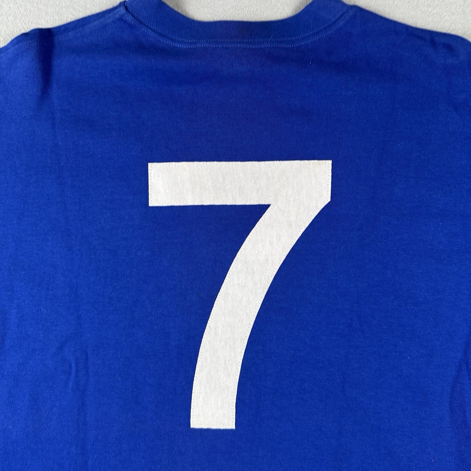 Vintage Toffs Manchester United Jersey Men’s Large Blue #7 George Best Retro