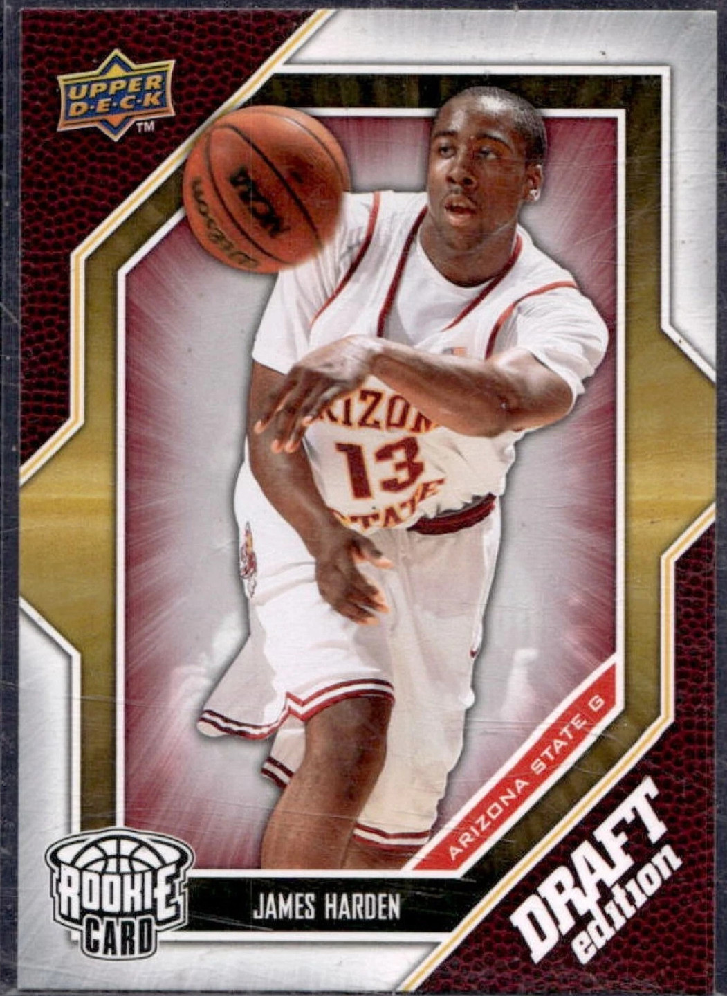 2009-10 Upper Deck Draft Edition James Harden Rookie RC #40 AZ State College NBA