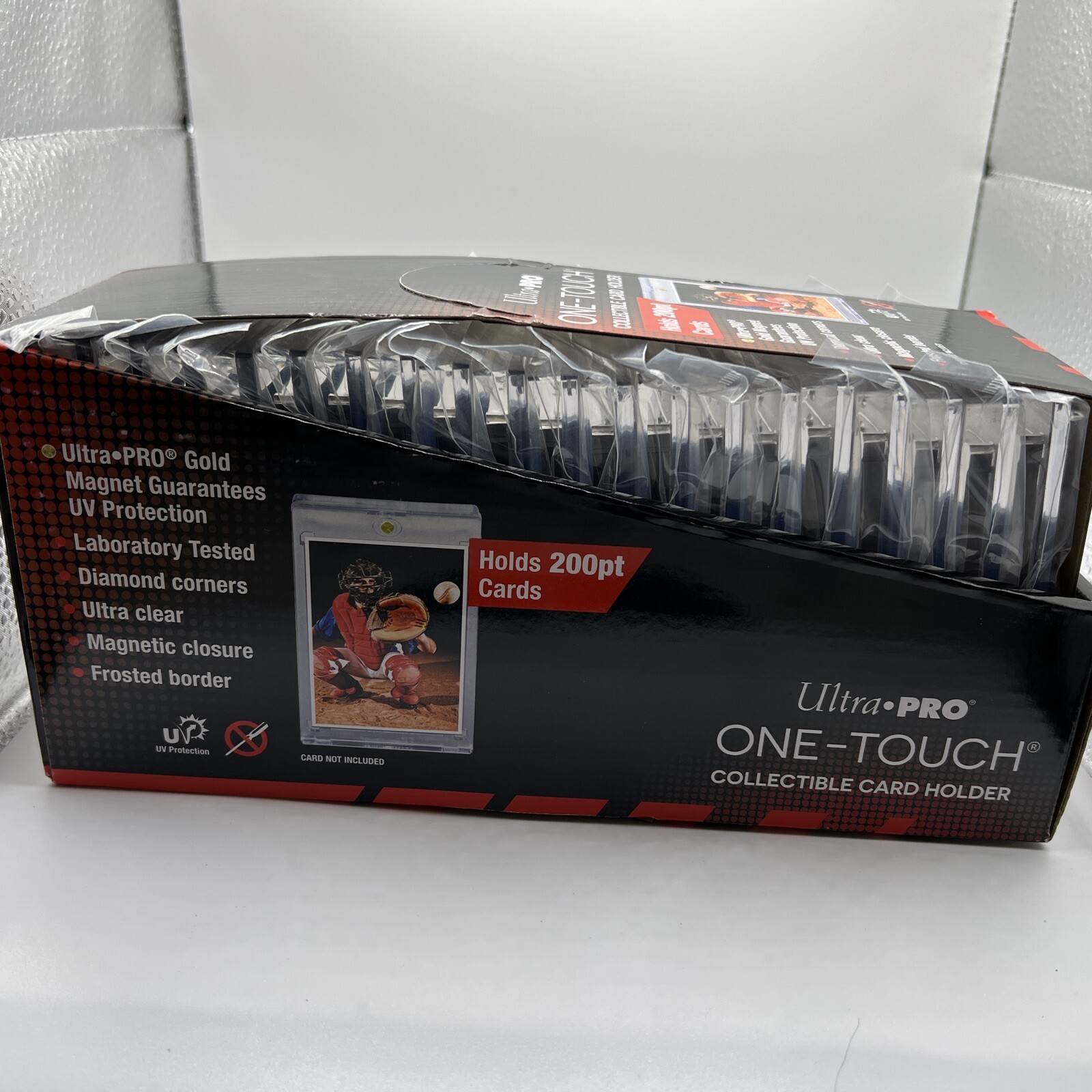 Ultra Pro One-Touch Thick Card 200pt Point Magnetic Card Holder – Box of 20