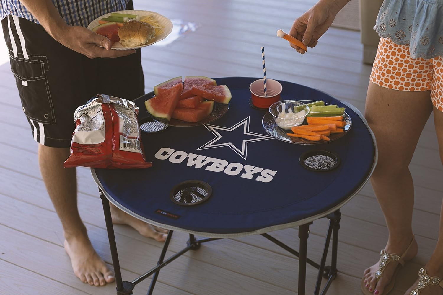 Logo Brands Officially Licensed NCAA Unisex round Table, One Size, Team Color