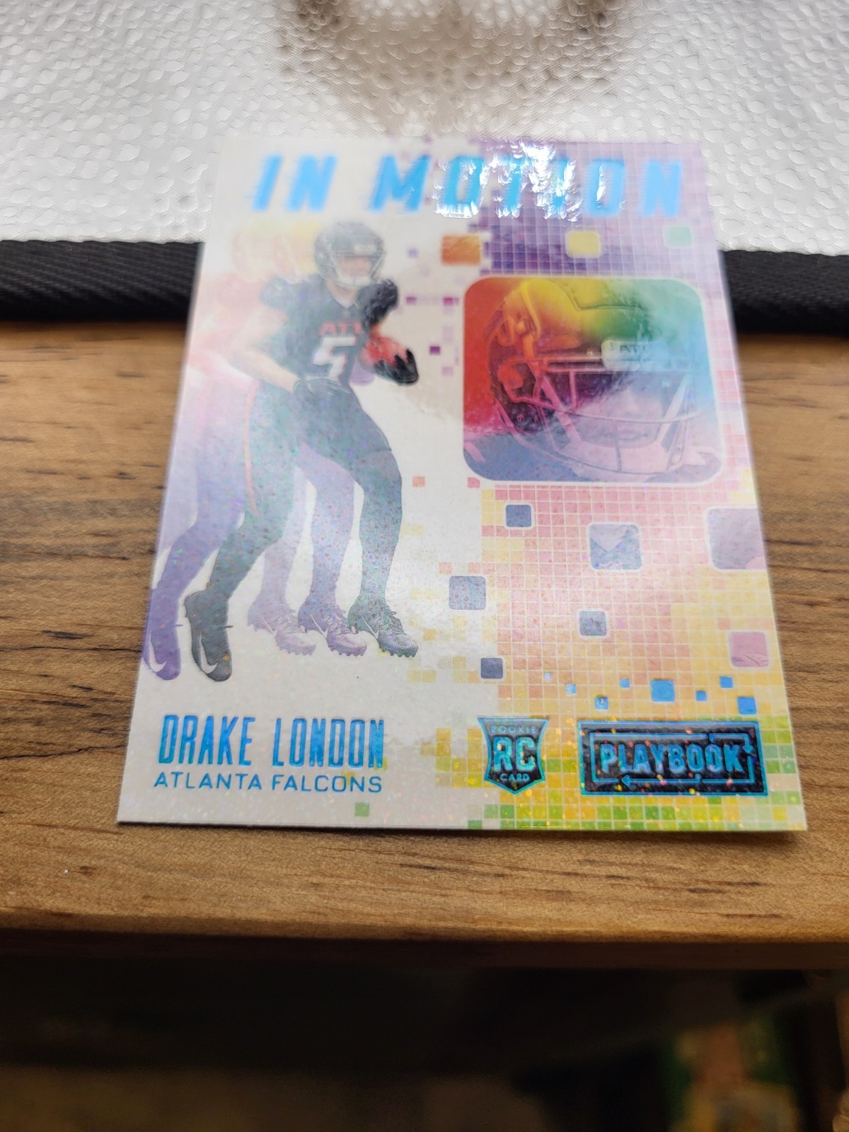 2022 Panini Playbook Football In Motion IM-7 Drake London RC Case Hit Falcons