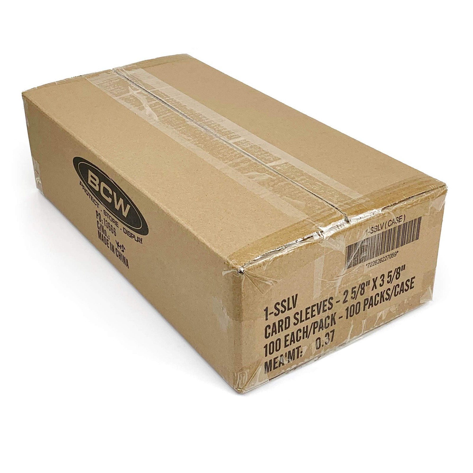 BCW Standard Card Sleeves – 2-5/8″ x 3-5/8″ – 100 Packs (10,000ct Total) | Cr…