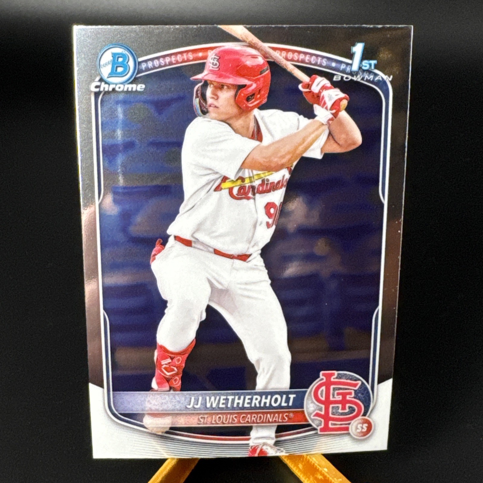 JJ Wetherholt 2025 Bowman BCP-22 1st Chrome Bowman St. Louis Cardinals