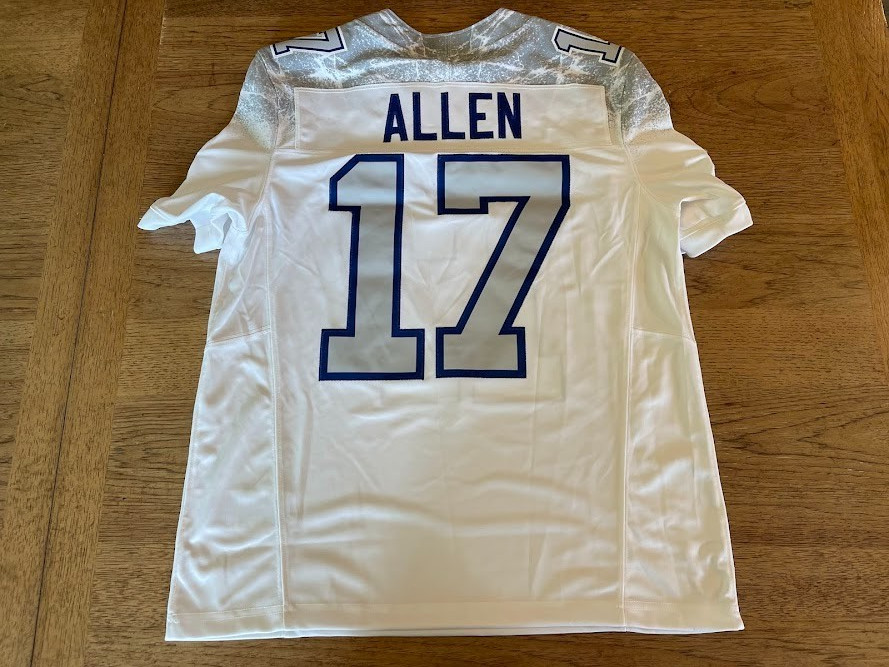 Nike Josh Allen LARGE Buffalo Bills Rivalries Collection Dri-FIT Limited Jersey
