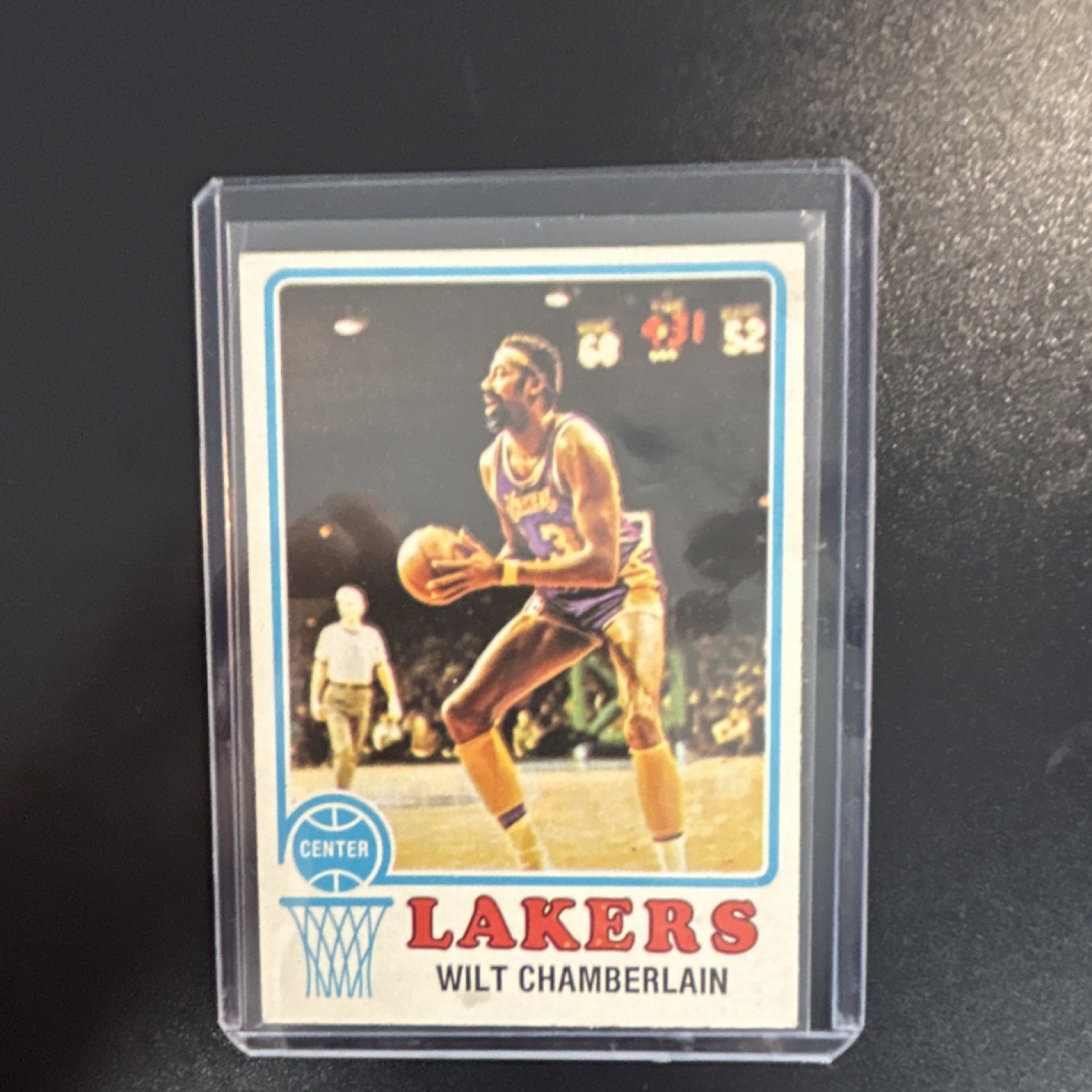 Topps 1973-74 Wilt Chamberlain #80 Los Angeles Lakers Base Set Basketball Card