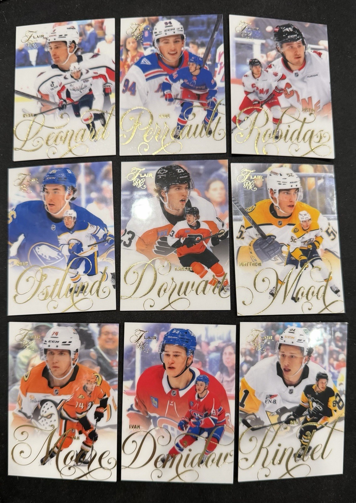 2025-26 Upper Deck Flair Hockey – Set Builder #1-200 w/ Rookies – You Pick!