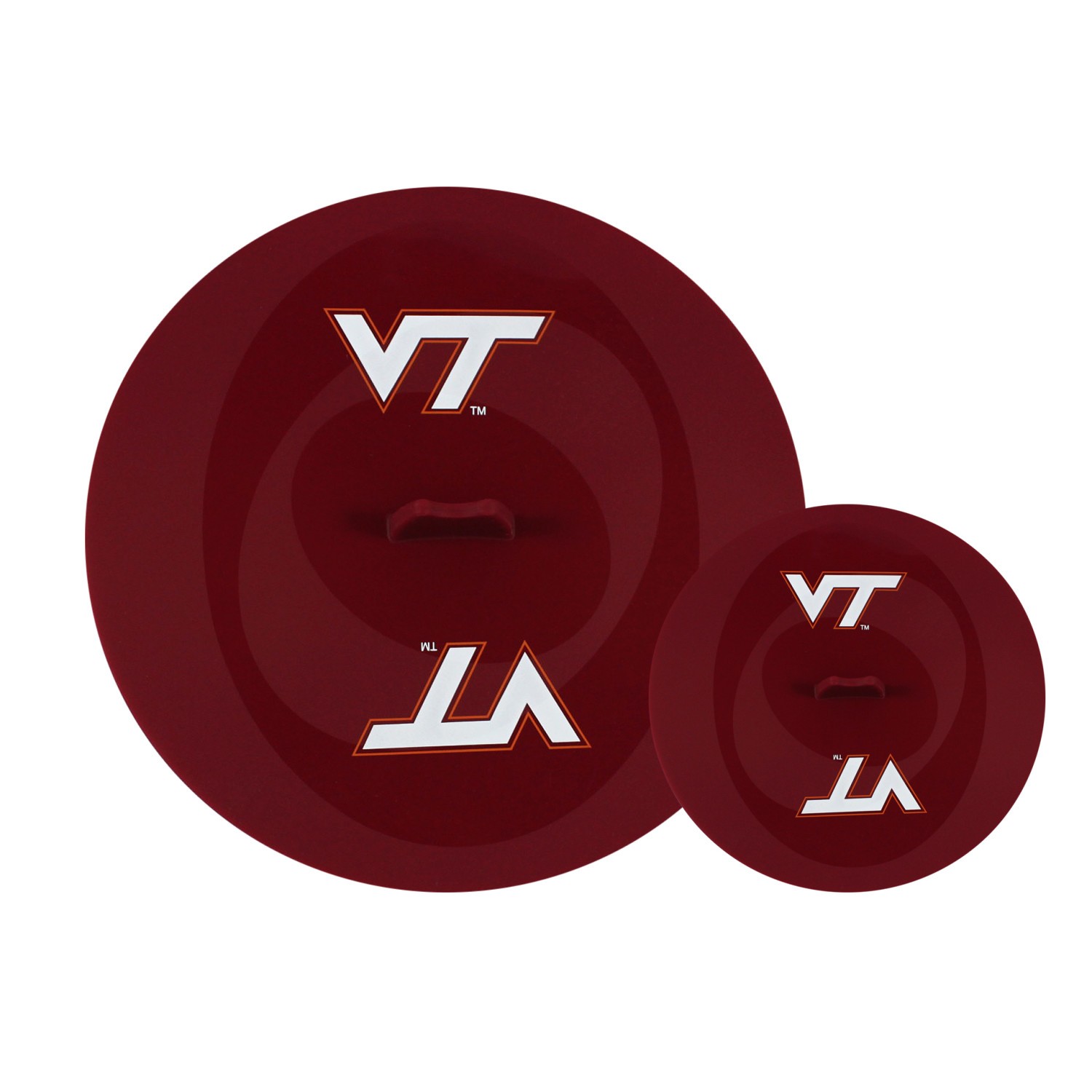 MasterPieces – Virginia Tech Hokies – NCAA Silicone Lid Set – 2 Sizes