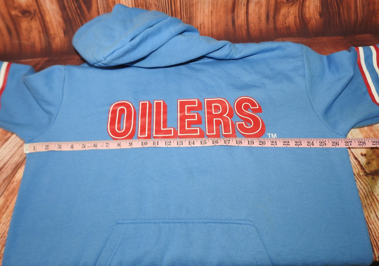 3XL 3X STM Gear Tennessee Oilers Titans Blue Soft Fleece Lined Hoodie