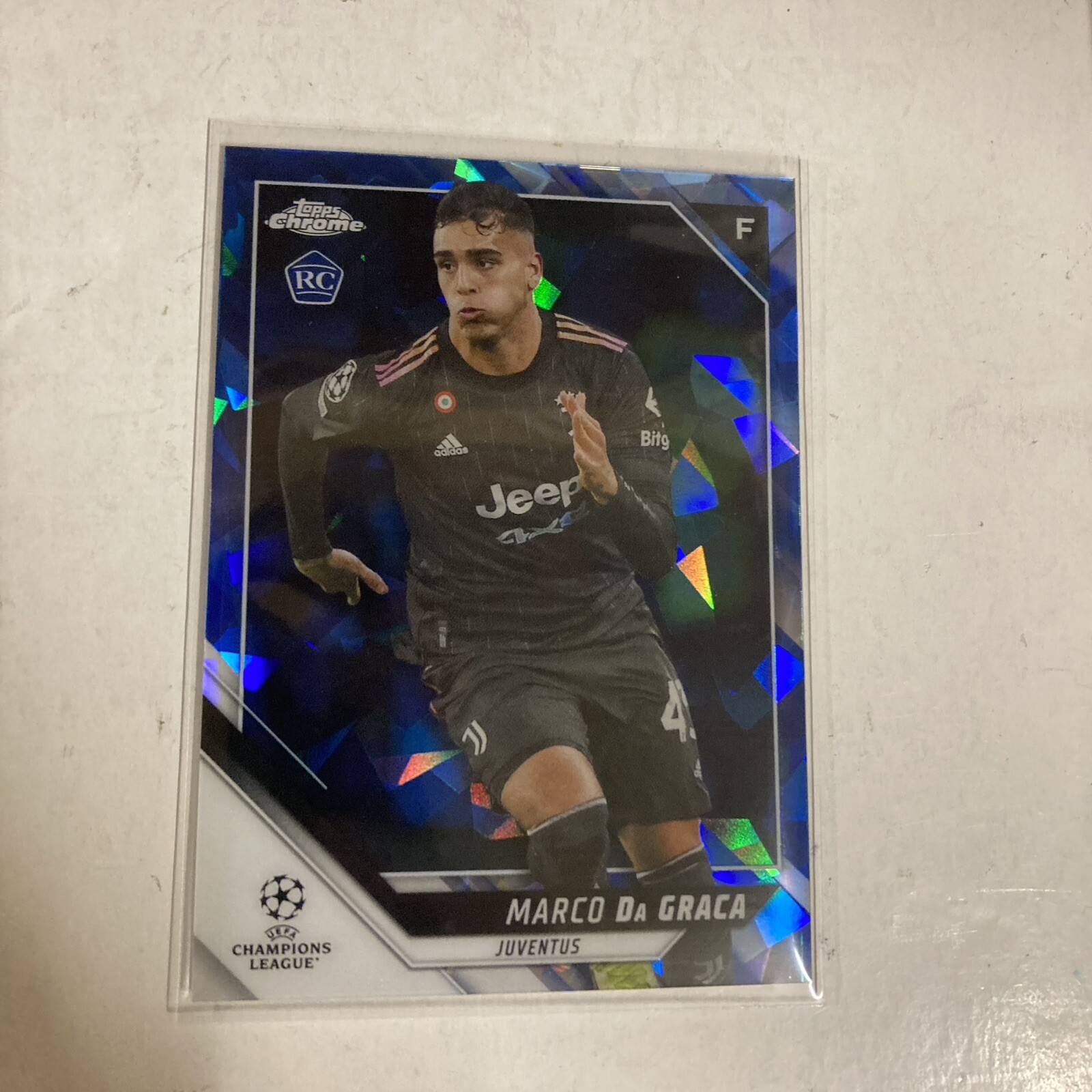 2021-22 Topps Chrome UEFA Champions League Sapphire Marco Da Garca Rookie RC