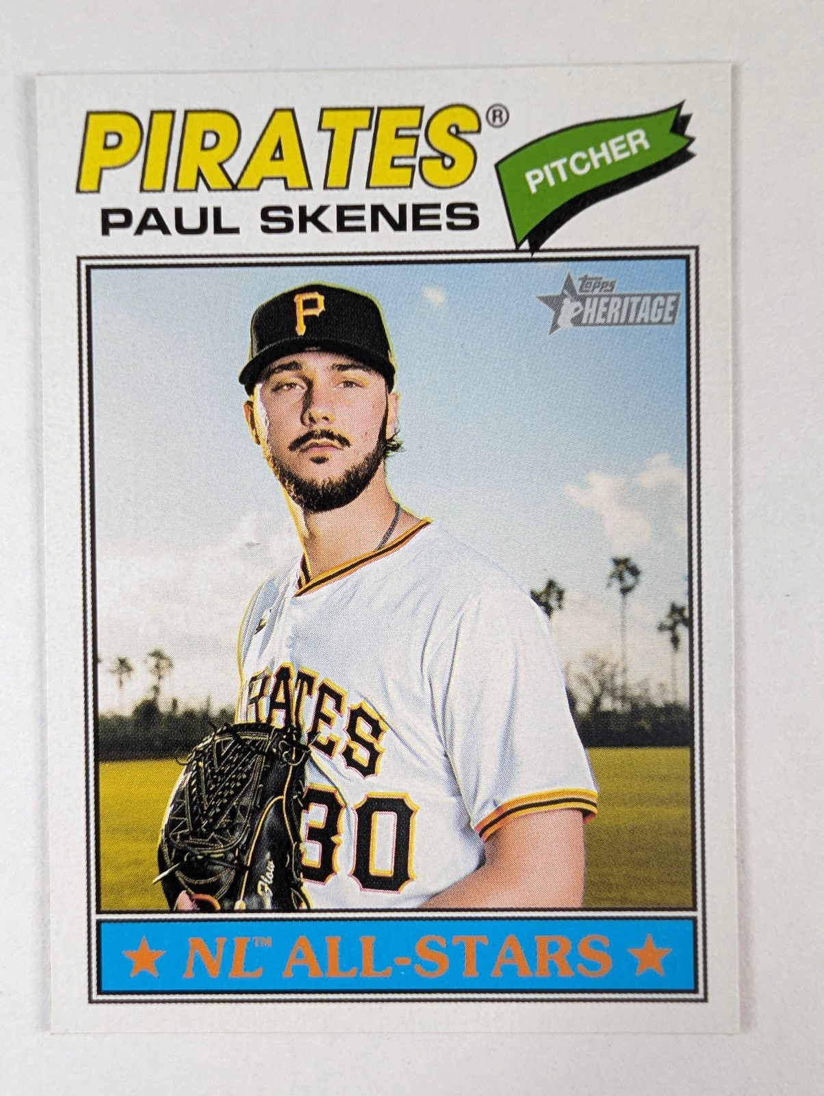 2026 Topps Heritage Paul Skenes #33 Pirates