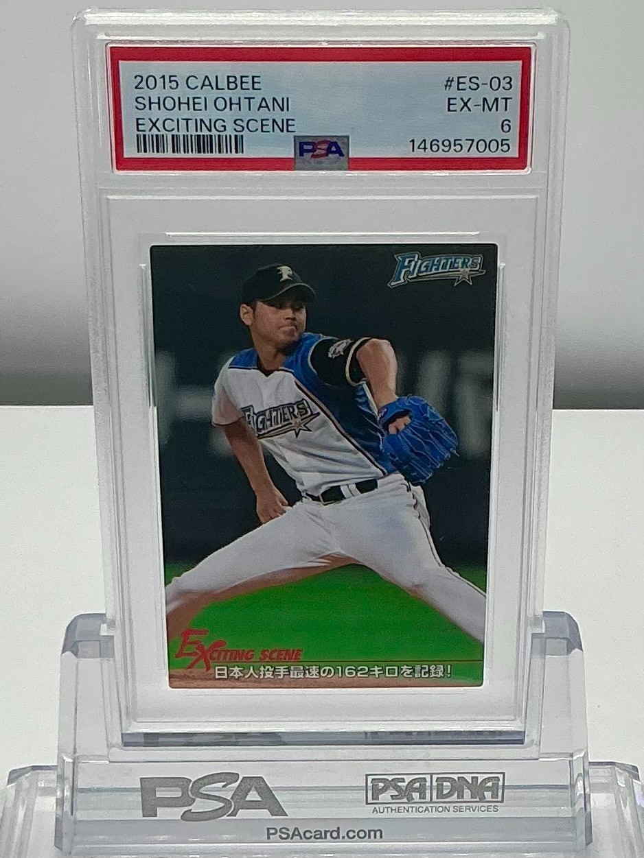 SHOHEI OHTANI 2015 CALBEE EXCITING SCENE #ES-03 PSA6!POP3!(RC)