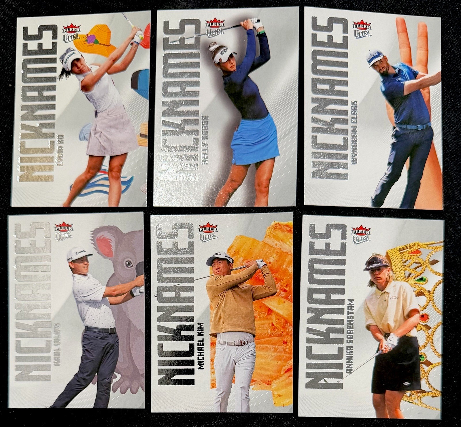 2026 Fleer Ultra Golf – NICKNAMES & SUNDAY SCHOOL Insert Set Builder – You Pick!